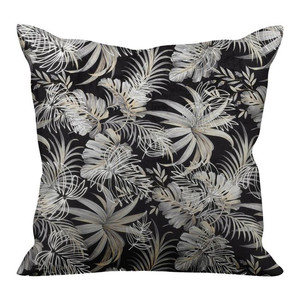 Cushion Rodos 40 x 40 cm, black, silver