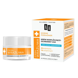 AA Sensitive Skin Moisturizing-Protective Face Cream for Dry & Dehydrated Skin 50ml