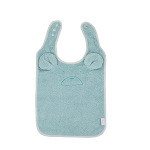 Bo Jungle B-Bib Ecological Bear Mint Blue