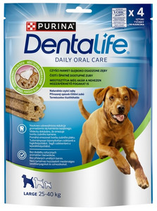 Purina DentaLife Daily Oral Care Chew Treats for Large Dogs 142g