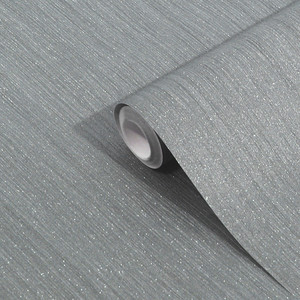 GoodHome Vinyl Wallpaper on Fleece Lery, titanium
