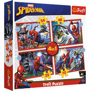 Trefl Children's Puzzle Spider-Man 4in1 4+
