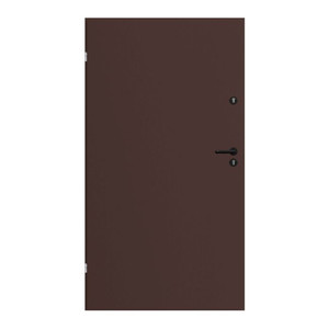 Universal Door Uran 100 with 2 locks, left, brown