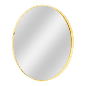 Dubiel Vitrum Round Mirror Nico 70 cm, gold frame