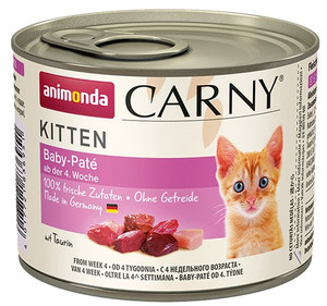Animonda Carny Baby Pate Cat Food for Kittens 200g