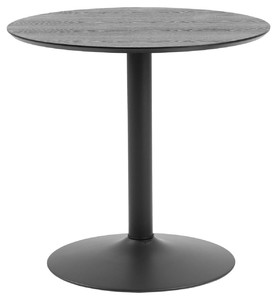 Table Ibiza 80, round, black