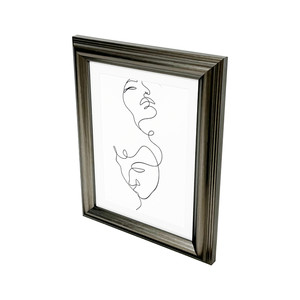 GoodHome Picture Frame Blanton 18 x 24 cm, antique silver