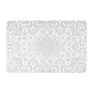 Place Mat Lace 45 x 30 cm, white