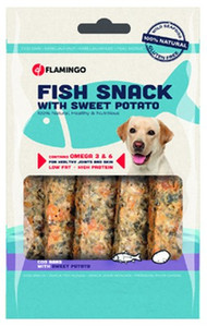 Flamingo Fish Snack for Dogs 90g