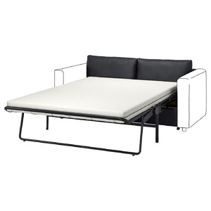 VIMLE 2-seat sofa-bed section, Grann/Bomstad black