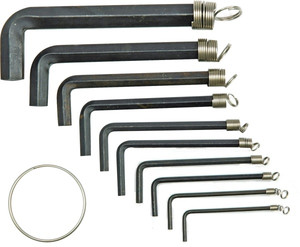 Vorel Allen Wrench Hex Set 10pcs 1-10mm