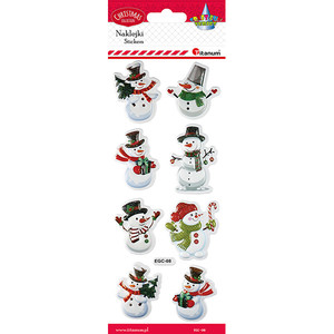 Christmas Stickers Snowmen