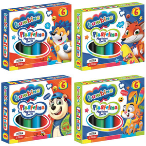 Bambino Plasticine 6 Colours
