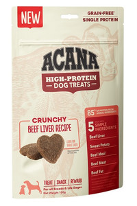 Acana Treats Crunchy Beef High-Protein Dog Treats 100g