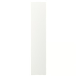 VIKANES Door with hinges, white, 50x229 cm