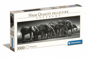 Clementoni Jigsaw Puzzle Panorama High Quality Herd of Giants 1000pcs 14+