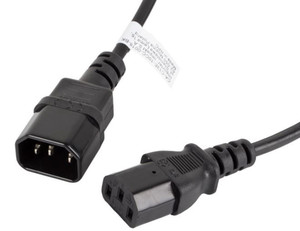 Lanberg Extension PowerCable IEC 320 C13 - C14  1.8M black