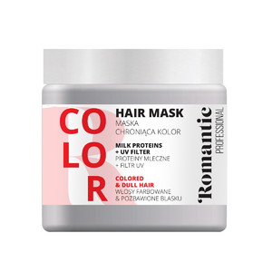 Romantic Professional Hair Mask for Colored Hair Milk Protein & UV Filter 500ml