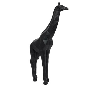 Decorative Figure Giraffe 40cm, black