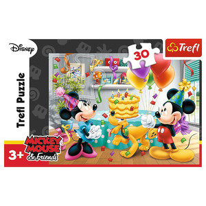 Trefl Children's Puzzle Mickey Mouse & Friends Birthday Cake 30pcs 3+