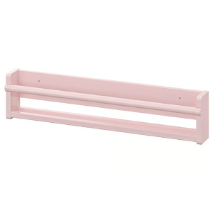 FLISAT Wall storage, pale pink, 70x9x16 cm