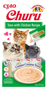 Inaba Ciao Cat Churu Tuna with Chicken Recipe 56g