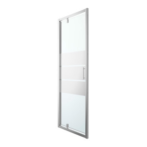 GoodHome Pivot Shower Door Beloya 70 cm, chrome/mirror glass