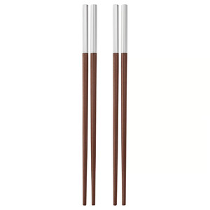 SÖTBJÖRNBÄR Chopsticks 2 pairs, brown, 24 cm