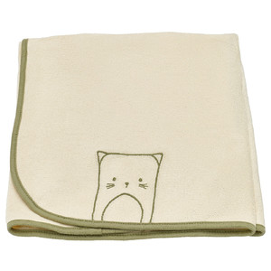 SKÖTSAM Cover for babycare mat, beige, 53x83 cm