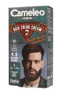 Delia Cosmetics Cameleo Men Hair Color Cream no. 4.0 medium brown