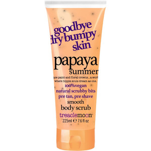 TREACLEMOON Papaya Summer Smooth Body Scrub Vegan 100% Natural Cruelty Free 225ml
