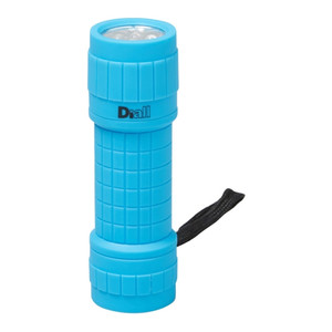Diall 9 LED Torch 3x AAA, rubber, blue