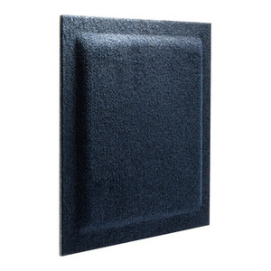 Decorative Wall Panel 30 x 30 cm, felt, square, dark blue