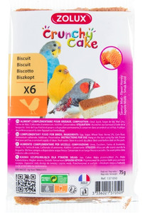 Zolux Crunchy Cake Complementary Food for Birds Honey 6pcs
