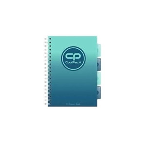Spiral Notebook Project Book B5 100 Squared PP, blue lagoon