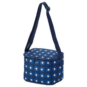 PILLERSTARR Cooling bag, patterned/blue, 26x19x19 cm