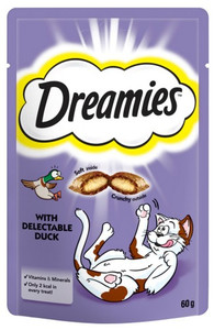 Dreamies Cat Treats Duck 60g