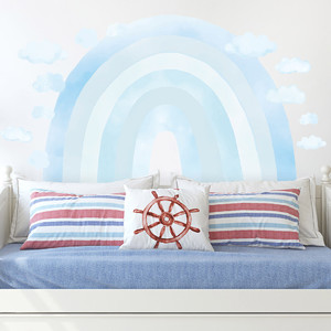 Wall Sticker Set 90x134cm - Rainbow Blue