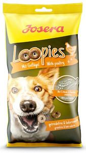 Josera Loopies Light Dog Snacks with Poultry 150g