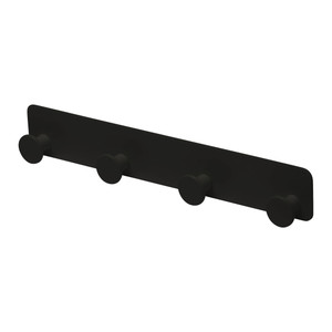 GoodHome Hook Rail Koros, black