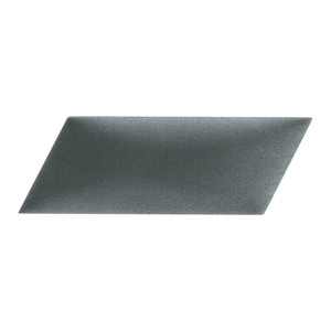 Upholstered Wall Panel Parallelogram Stegu Mollis 15x30cm R, dark grey
