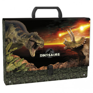 Carry Case for Documents/Drawings Dinosaurs