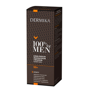 Dermika 100% For Men 50+ Anti-Wrinkle Day & Night Cream 50ml