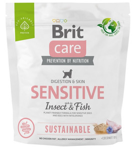 Brit Care Sustainable Sensitive Chicken & Insect Dry Dog Food 1kg