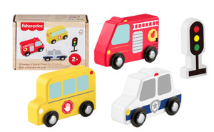 Fisher-Price Wooden Vehicle Pack JCY32 2+