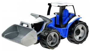 Tractor-Loader, blue 3+