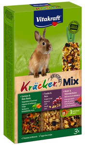 Vitakraft Kracker Seed Snack for Dwarf Rabbits 3pcs 168g