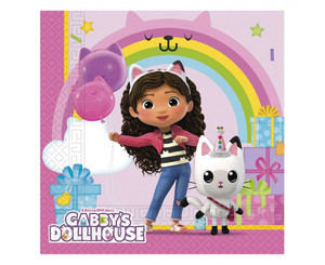 Paper Napkins 33x33cm 20-pack Gabby's Dollhouse