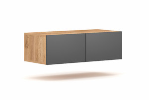 Wall-mounted Cabinet Barcelona, craft gold/graphite