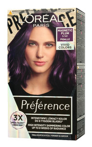 L'Oreal Preference Vivid Colors Permanent Gel Haircolor 3.161 Magnetic Plum (Pigalle)